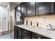 Kitchen with granite countertops, stainless steel appliances, and ample cabinet space at 1726 Rapids Ct, Franklinton, NC 27525