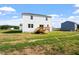 Spacious backyard with a wooden deck, perfect for enjoying the outdoors and entertaining guests at 173 Grove Township Way, Angier, NC 27501