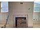Interior view of fireplace, pre-finish at 1813 Bright Lantern Way, Wendell, NC 27591