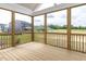 The porch has wood floors and is screened at 1813 Bright Lantern Way, Wendell, NC 27591