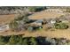 Aerial view showing a house and large lot with surrounding rural landscape at 20 Wes Sandling Rd, Franklinton, NC 27525