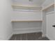 Large walk-in closet with double hanging rods at 20 Wes Sandling Rd, Franklinton, NC 27525
