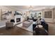 Living Room with fireplace and comfortable seating area at 204 E Fountainhead Ln, Garner, NC 27529