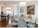 Charming dining area adjacent to the kitchen, perfect for casual meals and gatherings at 2900 Glenanneve Pl, Raleigh, NC 27608