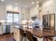 Spacious kitchen with a large island, stainless steel appliances, and open layout at 2900 Glenanneve Pl, Raleigh, NC 27608