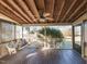 Relaxing screened porch with ceiling fan and swing at 301 King Arthur Trl, Garner, NC 27529