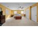 Spacious bedroom featuring a queen-size bed and ample closet space at 307 E Jackson St, Mebane, NC 27302