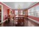Spacious dining area with hardwood floors at 307 E Jackson St, Mebane, NC 27302