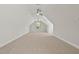 Finished bonus room with neutral carpet, trimmed windows, and ceiling fans at 3925 Cedar Knolls Dr, Youngsville, NC 27596
