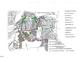 Detailed map showcasing the roads, walks, paths and trails within the Fearrington Village community at 4201 Henderson Pl, Pittsboro, NC 27312