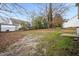 Large backyard with shed and mature trees at 5321 Baywood Forest Dr, Knightdale, NC 27545