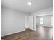 Spacious bedroom with hardwood floors and neutral walls at 5321 Baywood Forest Dr, Knightdale, NC 27545