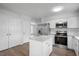 Kitchen with stainless steel appliances and an island at 5321 Baywood Forest Dr, Knightdale, NC 27545