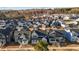 Aerial view of neighborhood with houses and landscaping at 547 Vine Pkwy, Pittsboro, NC 27312