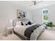 Spacious bedroom with large window and modern decor at 805 Pinehurst Dr, Chapel Hill, NC 27517