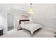Bright bedroom with ensuite bathroom access at 805 Pinehurst Dr, Chapel Hill, NC 27517