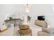 Comfortable lounge area with sofa and coffee tables at 805 Pinehurst Dr, Chapel Hill, NC 27517