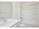 Bathroom with shower/tub combo and white vanity at 834 Parc Townes Dr # 61, Wendell, NC 27591