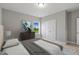 Bright bedroom with double door closet and view at 116 Charlotte Knoll St # 7, Zebulon, NC 27597