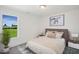 Bright bedroom with large window and view at 148 Charlotte Knoll St # 8, Zebulon, NC 27597
