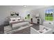 Large main bedroom with sitting area and ample natural light at 148 Charlotte Knoll St # 8, Zebulon, NC 27597