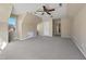 Bright bedroom with vaulted ceiling and window at 118 Trafalgar Ln, Cary, NC 27513