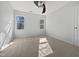 Well-lit bedroom with ceiling fan and carpet at 118 Trafalgar Ln, Cary, NC 27513