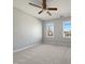 Large bedroom with ceiling fan and neutral walls at 118 Trafalgar Ln, Cary, NC 27513
