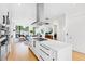 Spacious kitchen with marble island and stainless steel appliances at 202 Dundas Ln, Raleigh, NC 27603