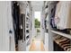 Spacious walk-in closet with ample shelving and hanging space at 202 Dundas Ln, Raleigh, NC 27603
