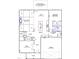 Detailed floorplan showcasing the layout of the home, including room dimensions and features at 25 Accord Dr, Youngsville, NC 27596