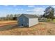 The blue home has grey siding on its right at 2995 Faucette Ln, Burlington, NC 27217