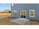 Sliding glass doors open onto the concrete patio at 2995 Faucette Ln, Burlington, NC 27217