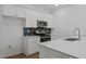 Modern kitchen featuring stainless steel appliances, and sleek countertops at 3649 Nc-62, Burlington, NC 27217