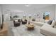 Open living room boasts neutral decor, and large windows showcasing the outdoor views at 3655 Nc-62, Burlington, NC 27217