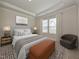 Spacious main bedroom with king-size bed and plenty of room for relaxing at 483 White Birch Ln, Angier, NC 27501
