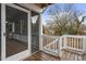 Screened porch with wooden deck and backyard view at 520 S Bloodworth St, Raleigh, NC 27601