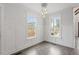 Dining area with wainscoting and modern lighting at 520 S Bloodworth St, Raleigh, NC 27601