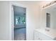 Clean bathroom with vanity and access to bedroom at 621 Shepard School Rd, Zebulon, NC 27597