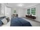 Nicely furnished bedroom with a desk and other modern furniture at 621 Shepard School Rd, Zebulon, NC 27597