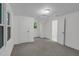 This is a bedroom with a small window and closet at 621 Shepard School Rd, Zebulon, NC 27597
