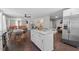 Open concept dining area adjacent to kitchen, features a table with six chairs at 816 Peyton St, Raleigh, NC 27610