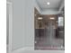 Modern walk-in shower with frameless glass enclosure and sleek tile design at 101 Pointe Park Cir, Holly Springs, NC 27540