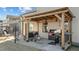 Outdoor patio with grill and seating area at 2120 Blue Iris Way, Zebulon, NC 27597