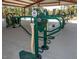 Close-up view of outdoor fitness equipment at 257 Rawhide Dr, Louisburg, NC 27549