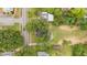 Aerial view showing house location, street, and surrounding properties at 309 Hawkins Ave, Sanford, NC 27330