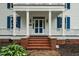 Classic house exterior with a charming front porch and brick steps at 309 Hawkins Ave, Sanford, NC 27330