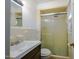 Clean bathroom with shower/tub combo and vanity at 3129 Barwell Rd Rd, Raleigh, NC 27610
