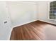 Spacious bedroom with hardwood floors and ample closet space at 3321 Beech Bluff Ln, Raleigh, NC 27616