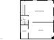 Upper floor plan showing bedroom, bath, and recreation room at 3321 Beech Bluff Ln, Raleigh, NC 27616